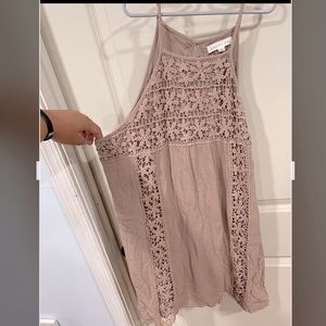Taupe dress
